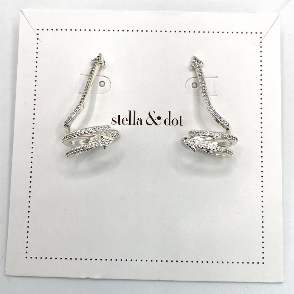 Pave Cuff Arrow Stella & Dot Earrings - 2813